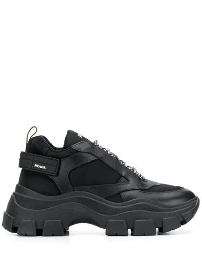 Prada Men's Pegasus Nylon %26 Leather Chunky 